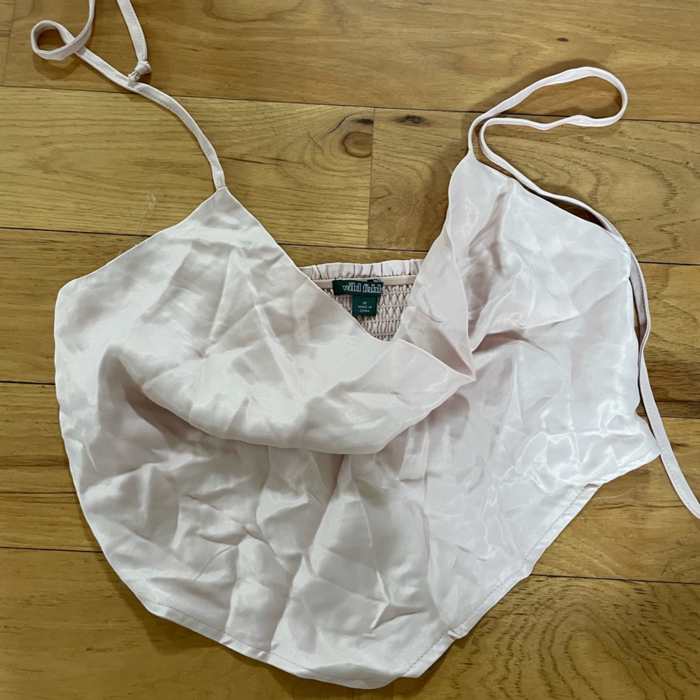 Pink crop top